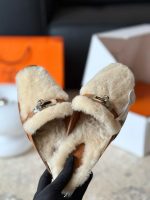 Stylish Brown Fur-Lined Mules | Comfort Meets Elegance - Image 4