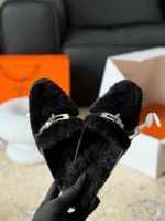 Stylish Brown Fur-Lined Mules | Comfort Meets Elegance - Image 5