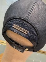 Stylish Leather Cap for Modern Fashion - Image 3