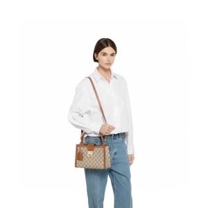 Elegant Structured Top-Handle Bag