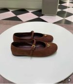 Stylish Brown Mary Jane Flats for Comfort and Elegance - Image 5