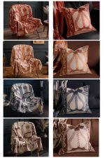 Stylish Geometric Throw Blankets & Cushions for Modern Decor - Image 8
