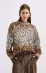 Stylish Sequin Sweater for Effortless Glam