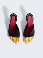 Gold Toe Platform Heels - Image 2