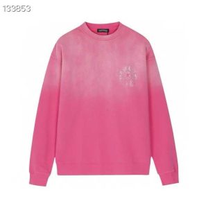 Gradient Pink Sweatshirt for Trendy Casual Wear
