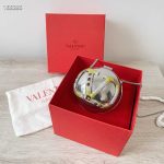 Chic Mini Beaded Round Crossbody Bag with Chain Strap - Image 5