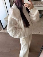 Premium Oversized Sweatshirt & Jogger Set – Bold Red - Image 16