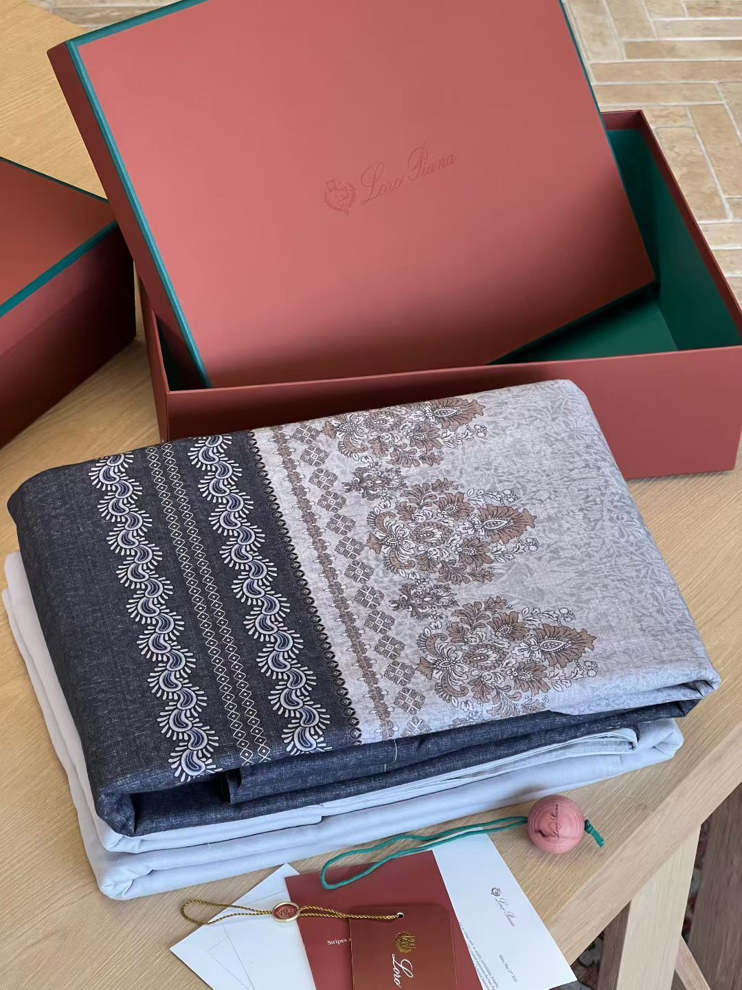 WhatsApp Image 2026-01-10 at 16.56.55 Luxury Designer Bed Linen Set – Heritage Print Collection - Image 1