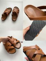 Hermès Style Cross Strap Premium Slides – Luxury Comfort Sandals for Men - Image 4