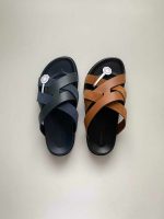 Hermès Style Cross Strap Premium Slides – Luxury Comfort Sandals for Men - Image 3