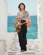 Luxury Floral Printed Belted Jumpsuit – Elegant Designer Wide-Leg Jumpsuit for Women