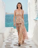 Luxury Floral Printed Belted Jumpsuit – Elegant Designer Wide-Leg Jumpsuit for Women - Image 12