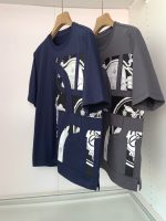 Men’s Luxury Graphic Cotton T-Shirt – Casual Designer Style Short Sleeve Tee - Image 2