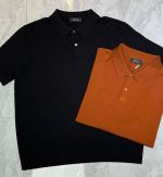Premium Textured Zip Polo T-Shirt - Image 2