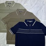 Premium Textured Zip Polo T-Shirt - Image 3