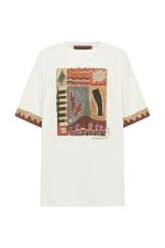 Artistic Boho Graphic Oversized Cotton T-Shirt - Image 2