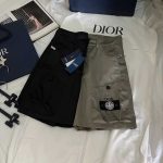 Men’s Luxury Grey Embellished Bomber Jacket & Cargo Shorts Co-Ord Set – Designer Streetwear Outfit - Image 3