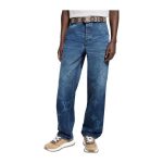 Men’s Premium Blue Denim Co-Ord Set – Monogram Printed Jacket & Straight Fit Jeans - Image 3