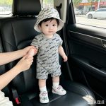 Premium Baby Printed Co-Ord Set with Bucket Hat | Stylish Kids Outfit - Image 9