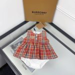 Premium Baby Plaid Dress Set | Stylish Infant Summer Outfit