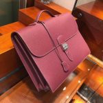 Premium Leather Briefcase for Men & Women | Elegant Office Laptop Bag - Image 3