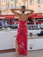 Pink Abstract Print Halter Maxi Dress for Women – Summer Vacation & Resort Wear - Image 31