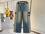 Men's Vintage Washed Wide Leg Denim Pants – Relaxed Fit Streetwear Jeans - Image 3