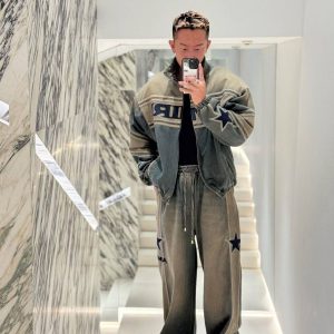 Men's Vintage Washed Wide Leg Denim Pants – Relaxed Fit Streetwear Jeans