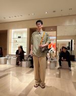Men's Black & White Oversized Checkered Shirt - Image 2