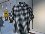 Men's Black & White Oversized Checkered Shirt