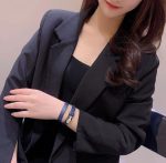 Women's Snake Head Leather Wrap Bracelet - Image 5