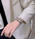 Women's Snake Head Leather Wrap Bracelet - Image 2
