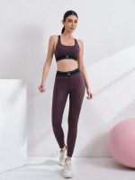 Women's Navy Blue Wide Leg Lounge Pants - Image 9