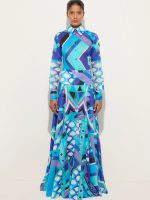 Luxury Women's One-Piece Swimsuit with Designer Silk Scarf - Image 16