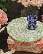 Elegant Botanical Ceramic Dinner Plate for Luxury Table Setting - Image 2