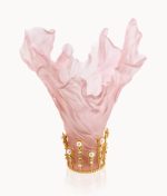 Luxury Pink Decorative Flower Vase for Elegant Home Décor