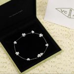 Luxury Clover Charm Bracelet for Women | Rose Gold Floral Bracelet | Premium Fashion Jewelry - Image 2