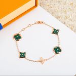 Luxury Clover Charm Bracelet for Women | Rose Gold Floral Bracelet | Premium Fashion Jewelry - Image 4