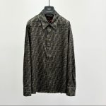 Premium Cream Button-Up Shirt for Men | Classic Long Sleeve Casual Shirt - Image 2