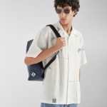 Men's White Printed Short Sleeve Shirt | Premium Casual Summer Button-Up Shirt