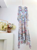 Women's Luxury Floral Print Maxi Dress | Elegant Resort Wear, Summer Vacation & Party Dress - Image 20